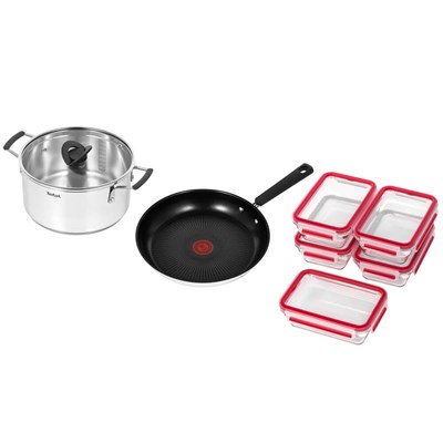Набор посуды Tefal Opti'Space G737S774, 7 предметов - фото 31558