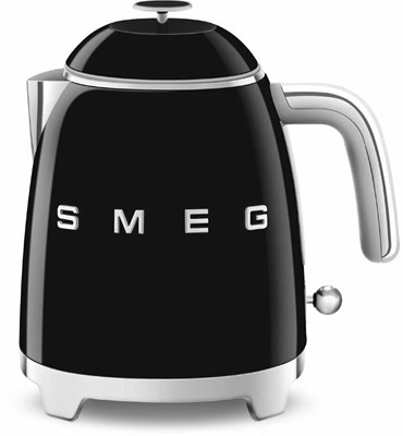Мини-чайник электрический, объем 0,8 л, Черный Smeg KLF05BLEU - фото 32734