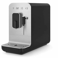Кофемашина Smeg BCC12BLMEU, черная, регулировка помола, подача горячей воды, 1,4 л