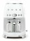 Капельная кофеварка Smeg DCF02WHEU, белый, стиль 50-х годов, 10 чашек, 1.4 л